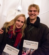 Dvyliktojo tarptautinio fotožurnalistikos festivalio „Vilniaus fotografijos ratas“ nugalėtojai Mikkelis Hørlyckas ir Sandra Hoyn